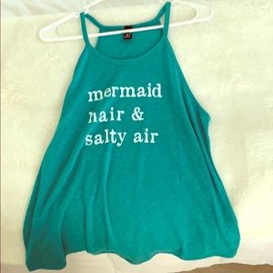 Blue tank top